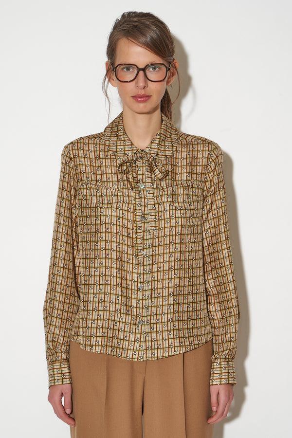 paul & joe Chemise en soie imprimée paul & joe Chemise en soie imprimée