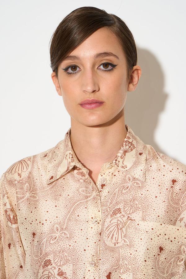 Paul & Joe Chemise Fluide En Soie Imprimée