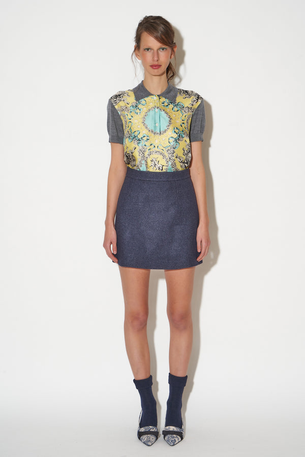 paul & joe Jupe courte évasée en laine