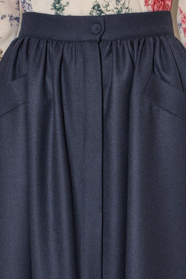 Paul & Joe Jupe Longueur Midi En Laine Vierge