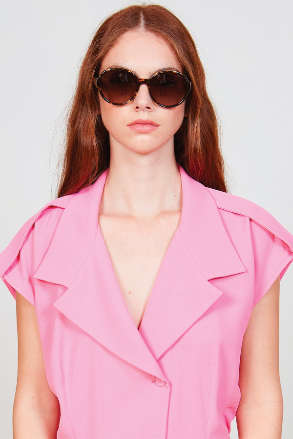 Paul & Joe Lunettes De Soleil Rondes Oversizes