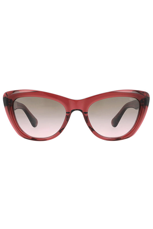 Paul & Joe Lunettes Monture Papillon Cristal Cerise