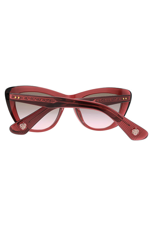 Paul & Joe Lunettes Monture Papillon Cristal Cerise