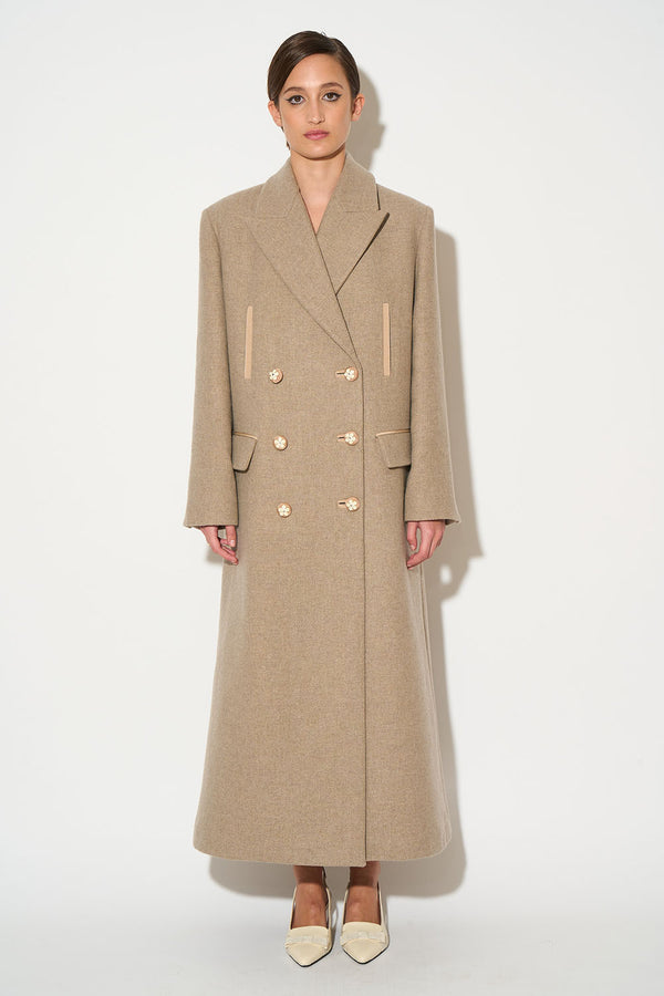 paul & joe Manteau croisé en laine vierge