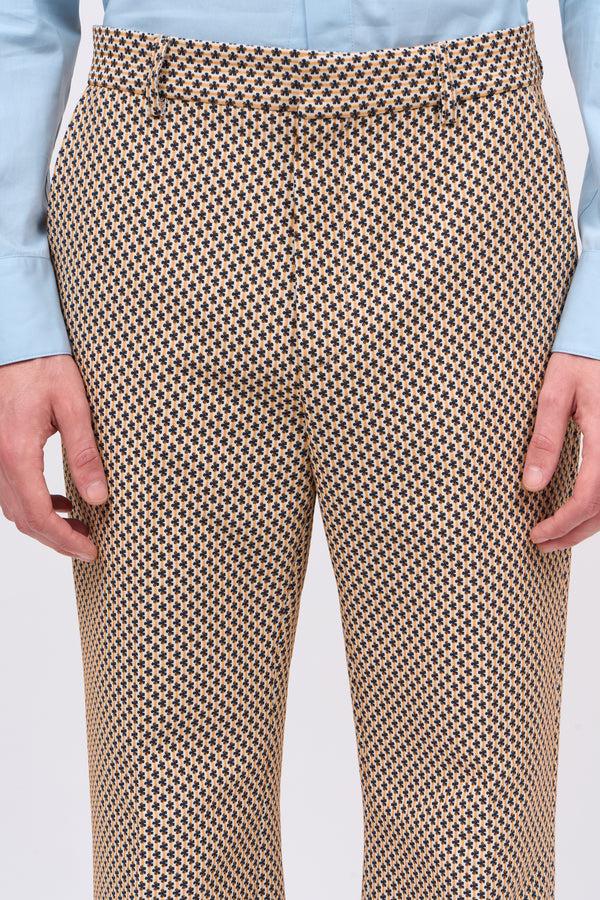 Paul & Joe Pantalon à Revers En Jacquard Floral