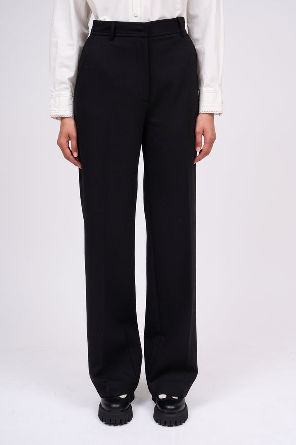 Paul & Joe Pantalon Coupe Droite En Laine Vierge