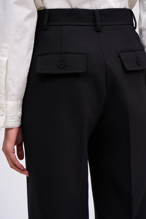 Paul & Joe Pantalon Coupe Droite En Laine Vierge