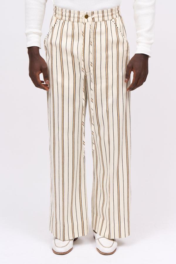 Paul & Joe Pantalon En Coton Lavé Et Jambes Larges