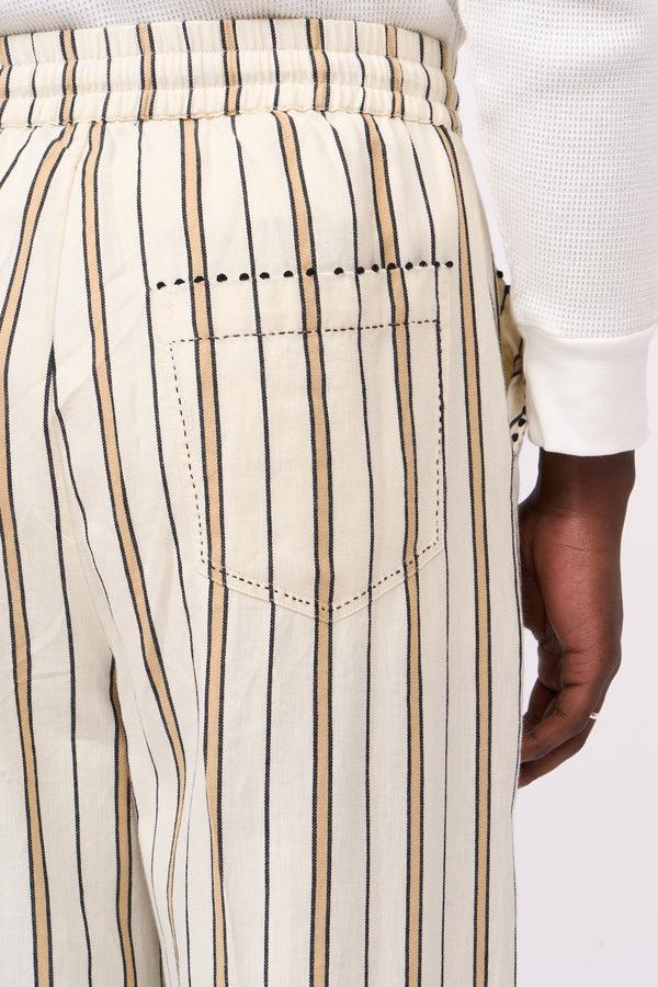 Paul & Joe Pantalon En Coton Lavé Et Jambes Larges