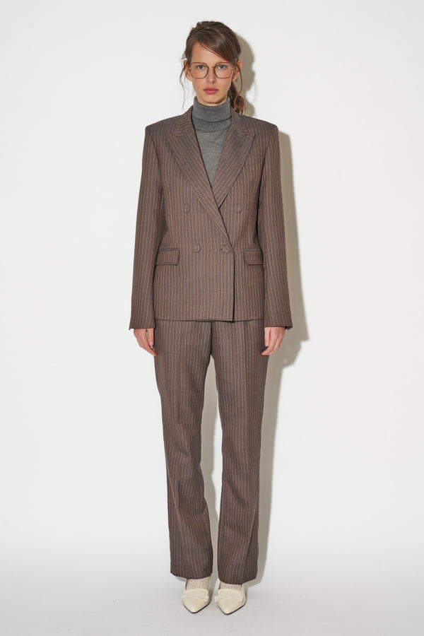 paul & joe Pantalon en laine à rayures