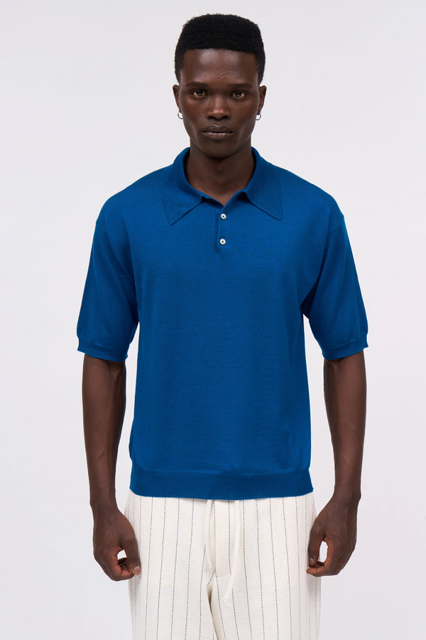 paul & joe Polo en maille mérinos