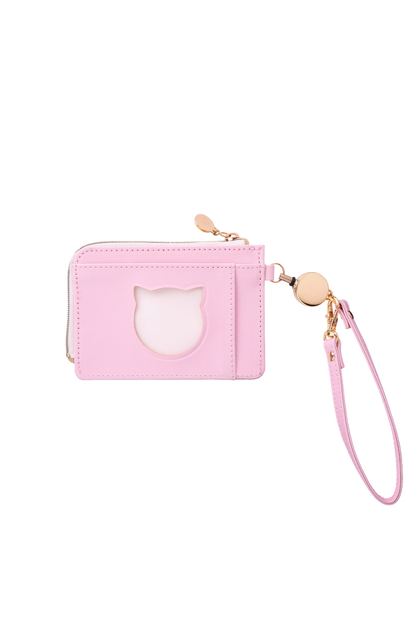 Paul & Joe Porte-cartes Rose Motif Gipsy Et Nounette