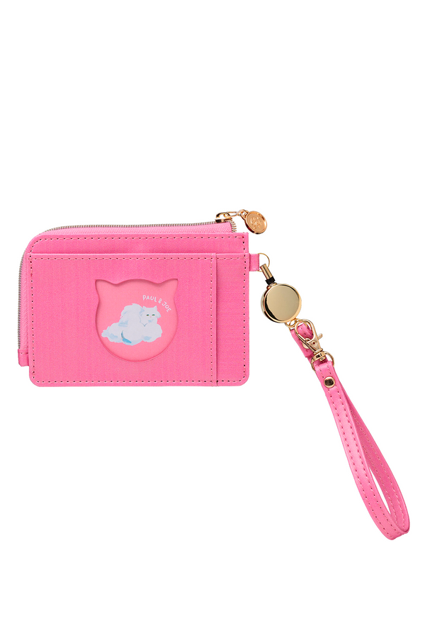 Paul & Joe Porte-cartes Rose Motif Nuages Et Gipsy