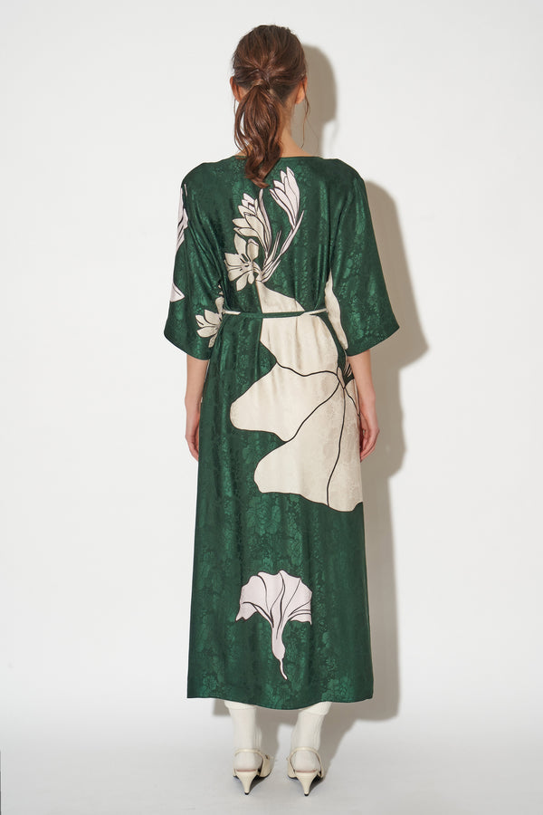 Paul & Joe Robe à Manches Kimono Imprimée