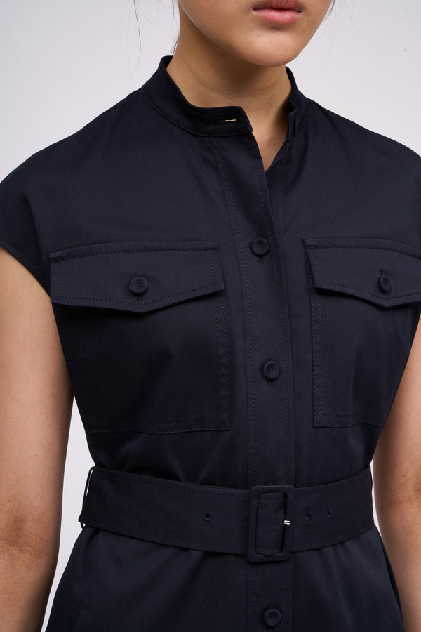 Paul & Joe Robe Chemisier Sans Manche En Coton