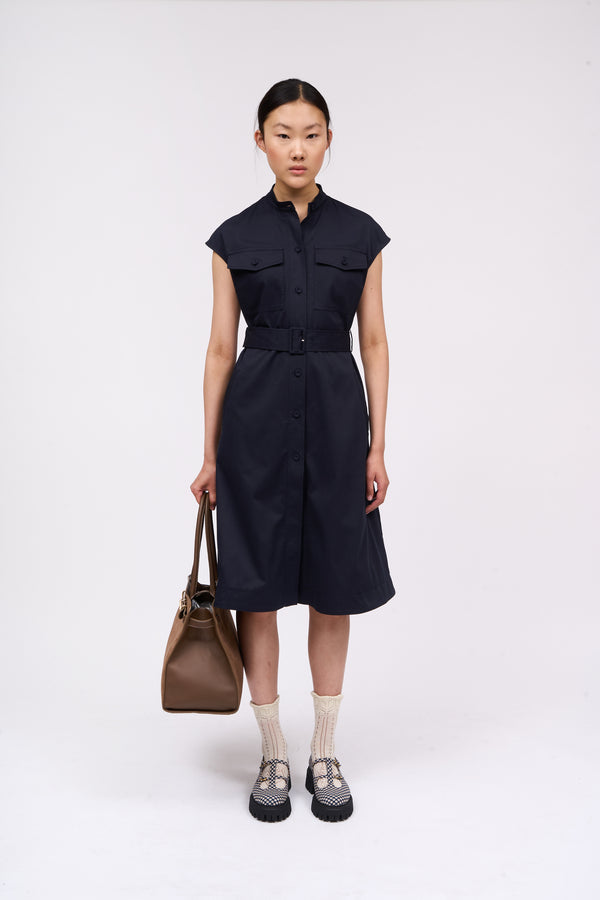 paul & joe Robe chemisier sans manche en coton