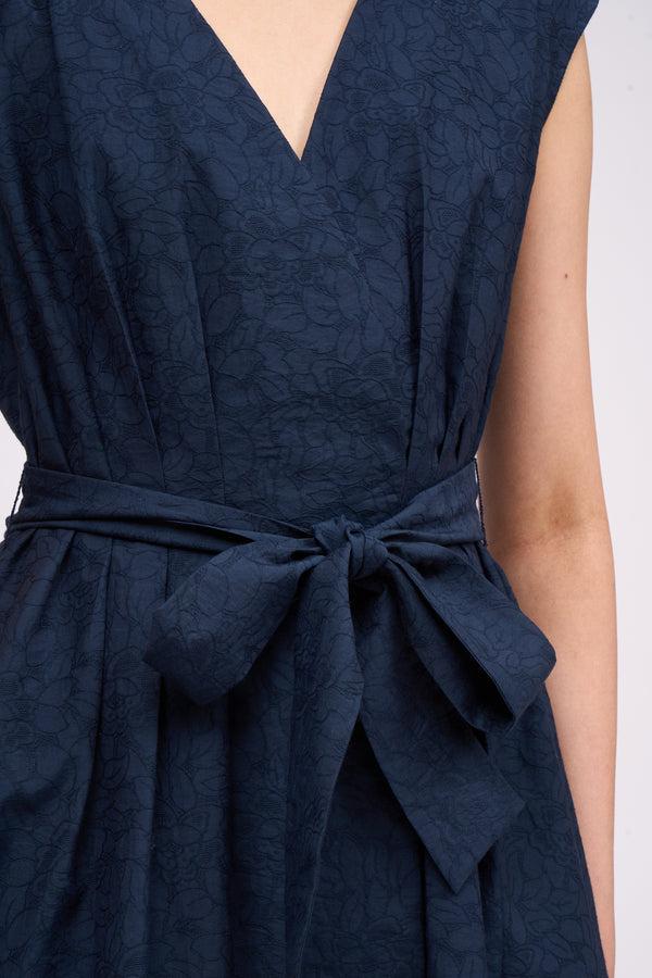 Paul & Joe Robe Cintrée Longueur Midi Sans Manche