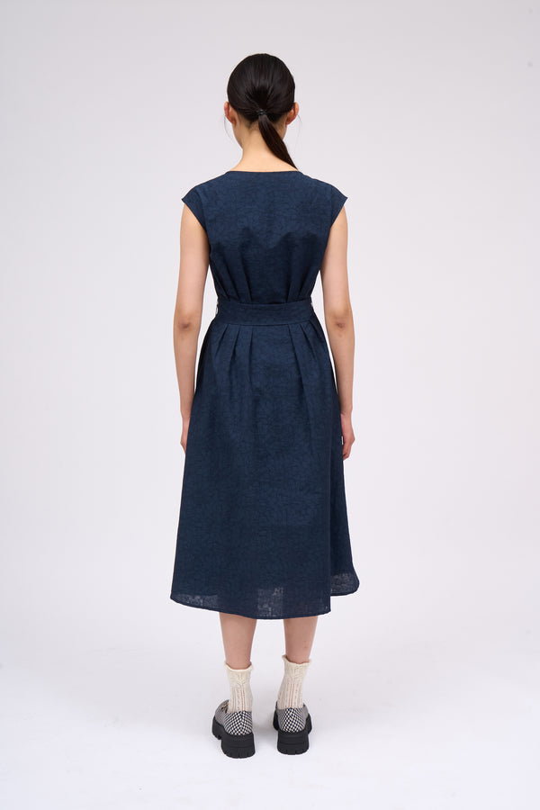 Paul & Joe Robe Cintrée Longueur Midi Sans Manche