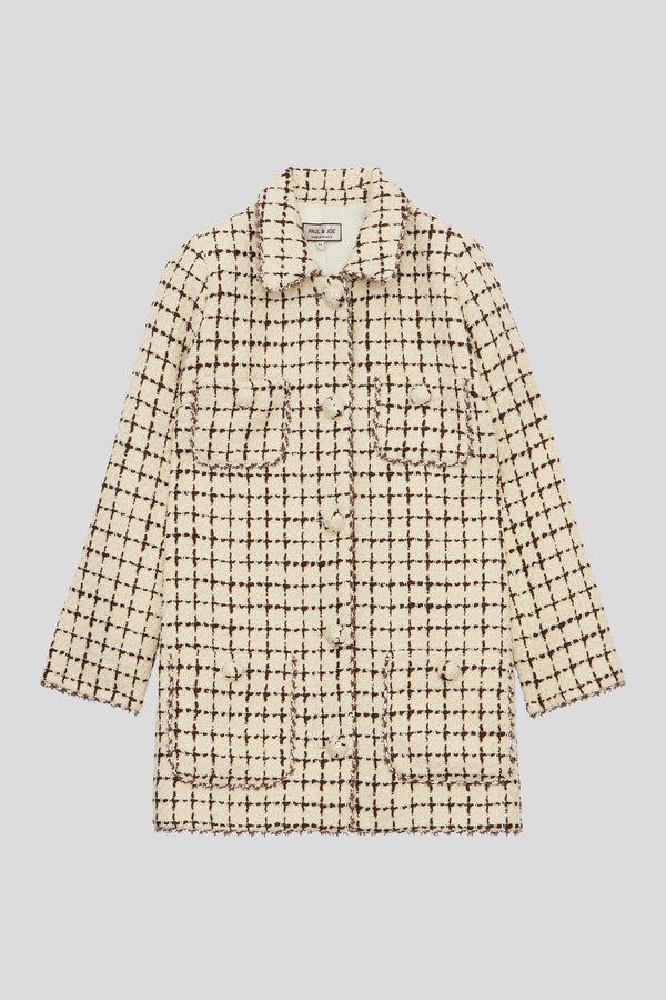 Paul & Joe Robe En Tweed à Carreaux