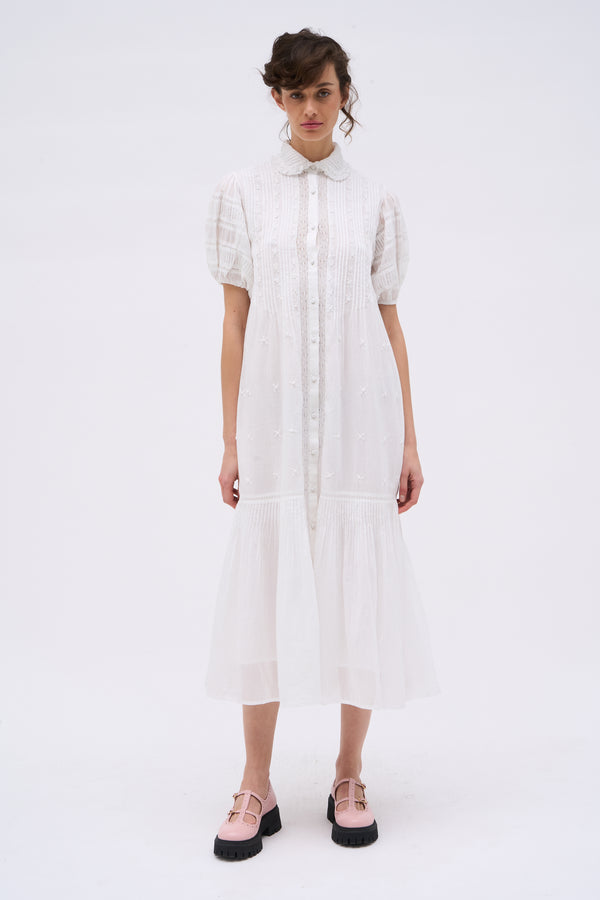 paul & joe Robe évasée avec volant