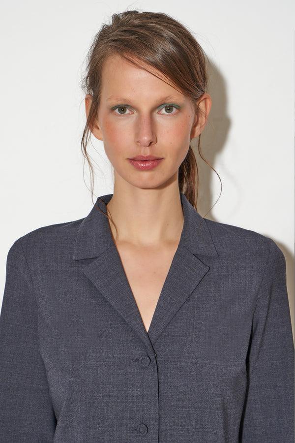 Paul & Joe Robe Longueur Midi En Laine Tropicale