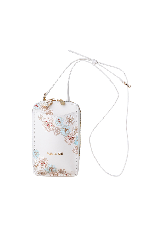 paul & joe Sac à bandoulière blanc pour téléphone