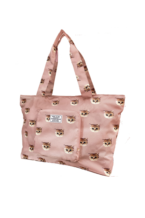 paul & joe Sac de transport rose motif Nounette