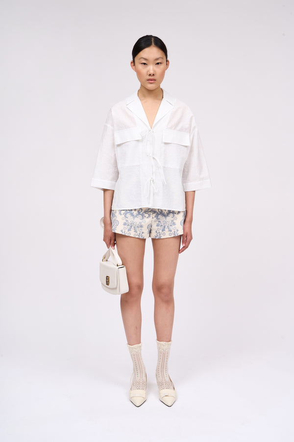 Paul & Joe Top Coupe Boxy à Motif Floral