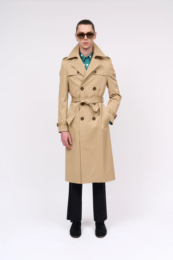 paul & joe Trench long en gabardine de coton