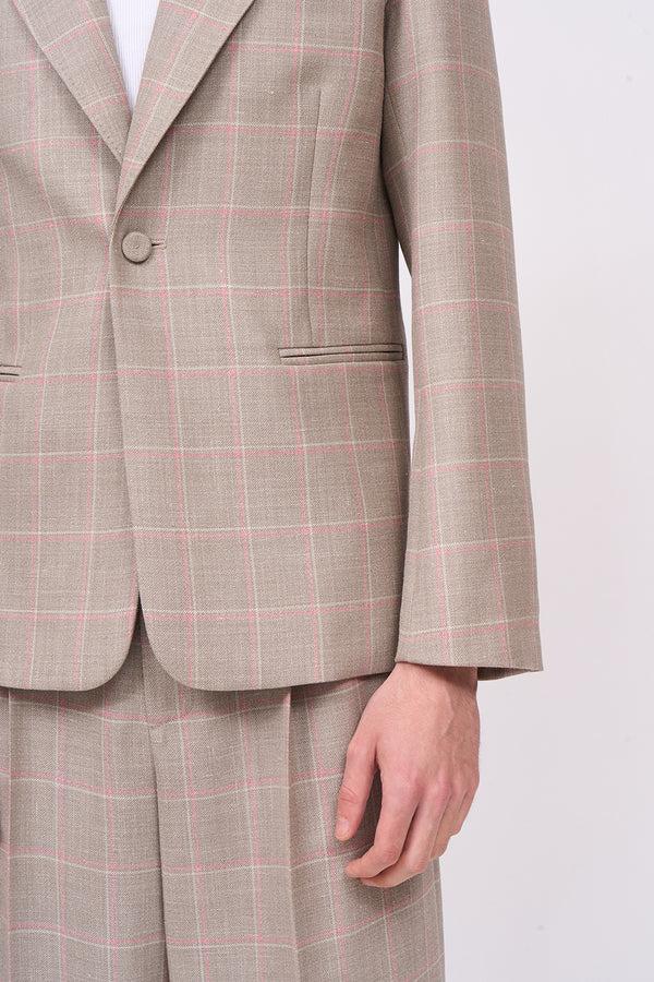 Paul & Joe Veste à Carreaux En Laine Et Soie