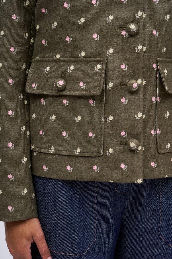 paul & joe Veste coupe droite col tailleur