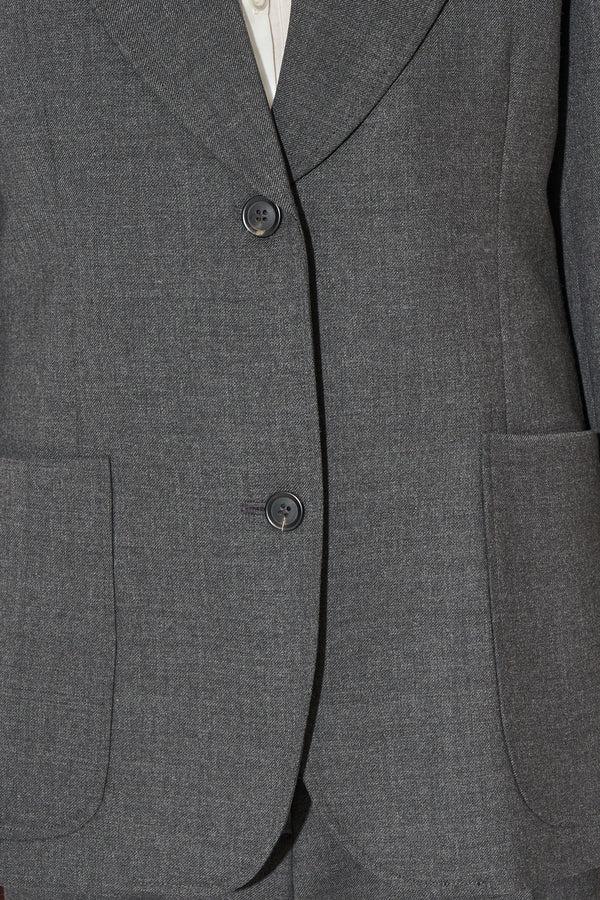 Paul & Joe Veste Coupe Droite En Twill De Laine