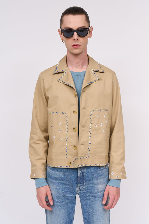 paul & joe Veste coupe droite et courte en velour