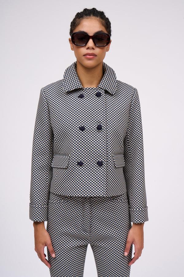 paul & joe Veste courte en jacquard floral