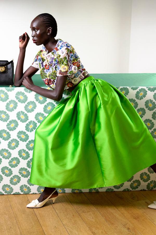 paul & joe Veste courte entièrement brodée à la main