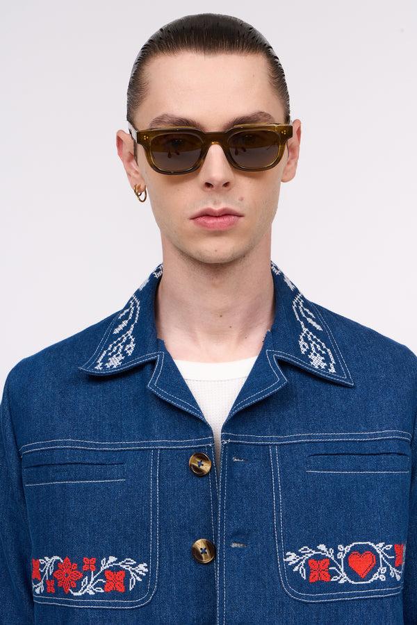 Paul & Joe Veste En Coton Brodé Et Broderies