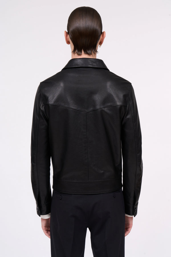 Paul & Joe Veste En Cuir Manches Longues