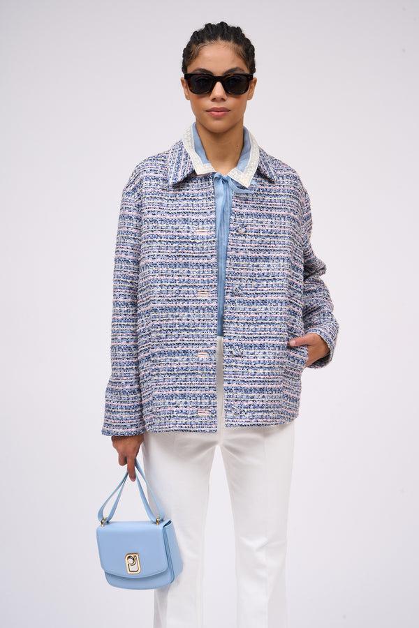 Paul & Joe Veste En Tweed Simple Croisure