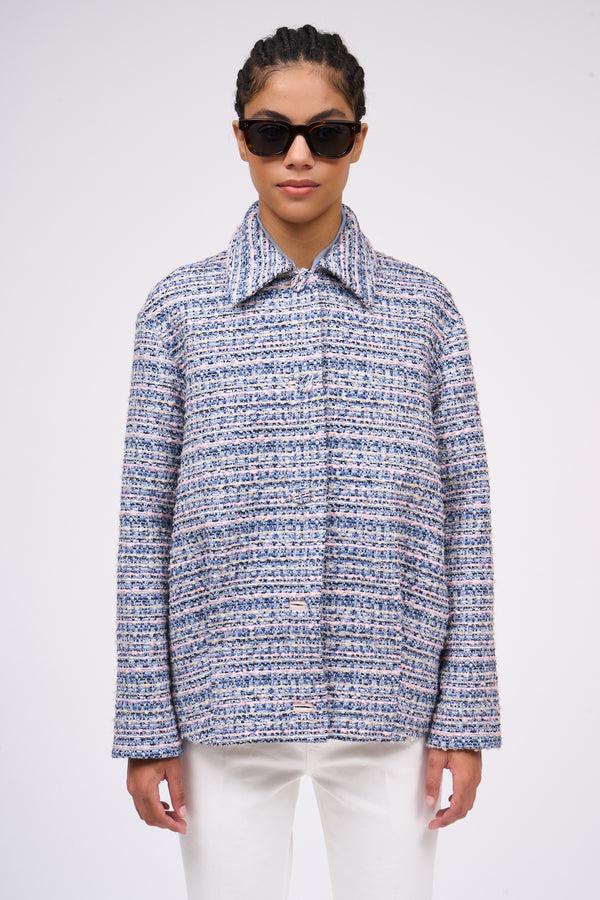 paul & joe Veste en tweed simple croisure