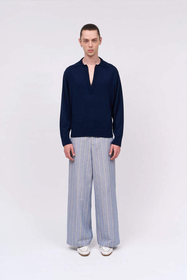 Paul & Joe Pull Vareuse à Manches Longues En Cachemire Et Soie