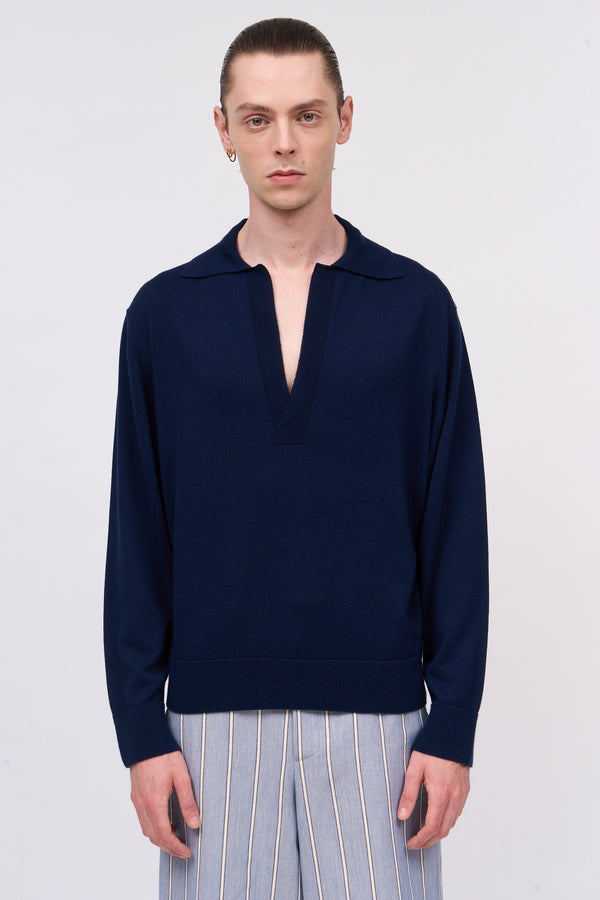 paul & joe Pull vareuse à manches longues en cachemire et soie