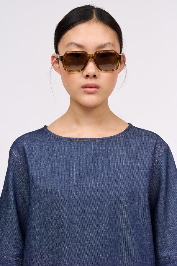 Paul & Joe Robe Courte Forme Tee Shirt Ample En Denim