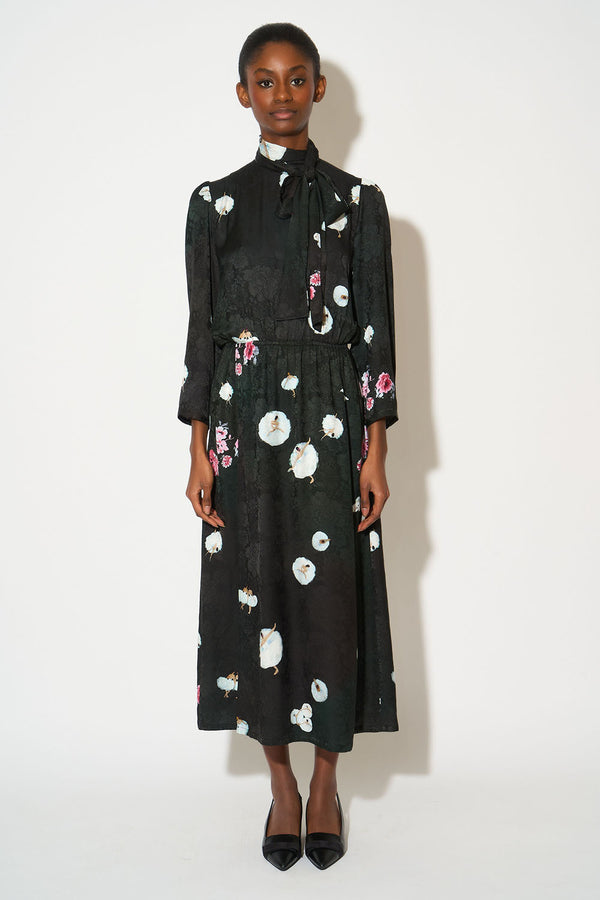 paul & joe Robe en jacquard de viscose à imprimé exclusif