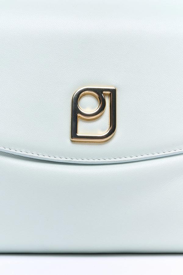 Paul & Joe Sac Porté épaule En Cuir D'agneau - Vert D'eau