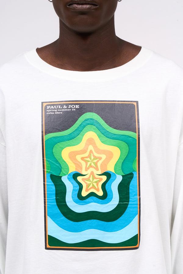 Paul & Joe Tee-Shirt à Manches Longues Inspiration Cuba 70's
