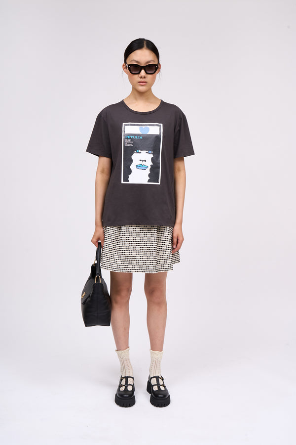 Paul & Joe Tee-Shirt En Jersey De Coton Avec Un Artwork Inspiration Cuba 70's