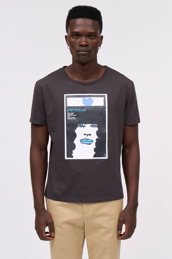 paul & joe Tee-Shirt en jersey de coton avec un artwork inspiration Cuba 70's