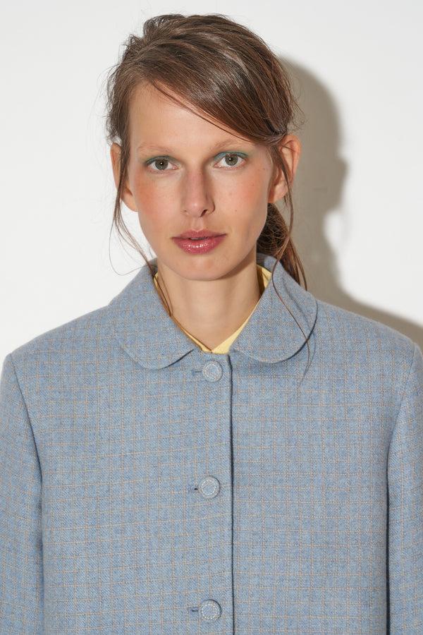 Paul & Joe Veste En Laine à Carreaux à La Coupe Courte