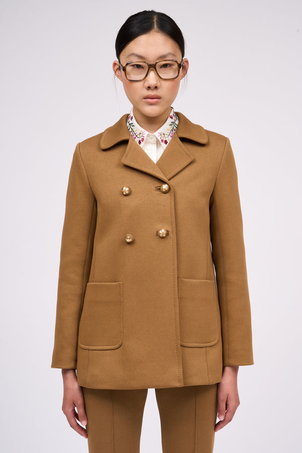 paul & joe Veste en Milano tissé et boutons fantaisie