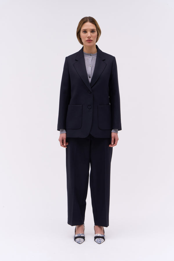 Paul & Joe Veste En Twill De Flanelle De Laine Vierge